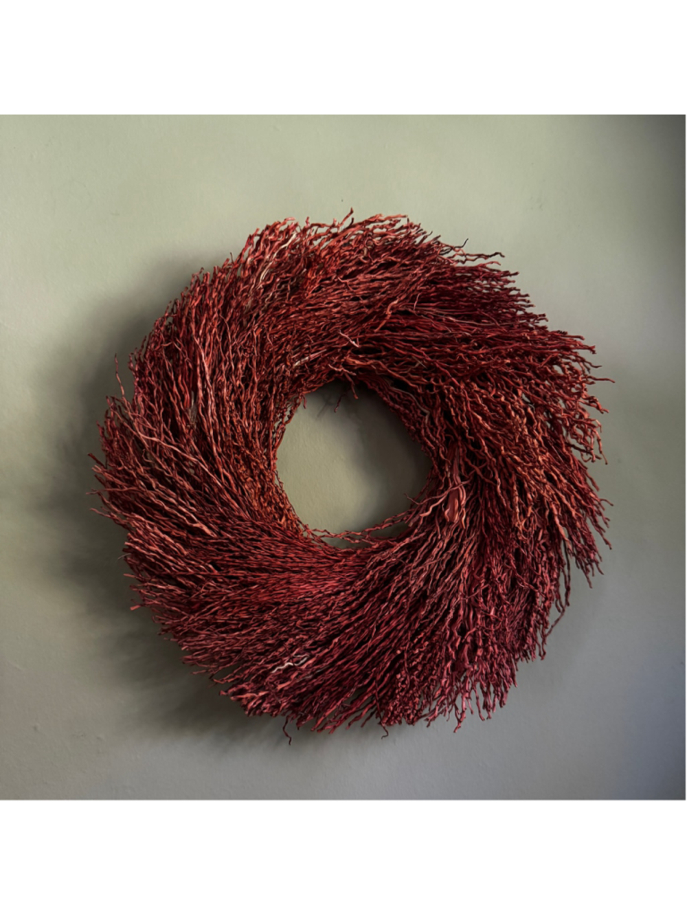 IKEA Orange Twig Wreath 10” Minimalist Fall Holiday Wall Decor